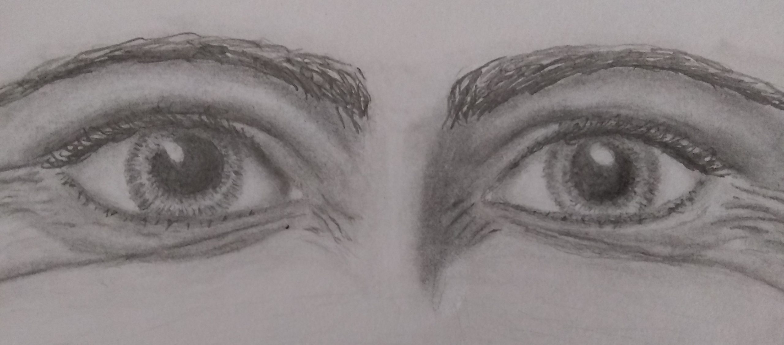 eyes, sketch, kind, knowing